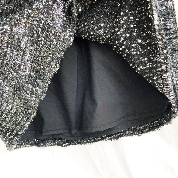 ANTHROPOLOGIE | NWT HUTCH SAINT MICHEL METALLIC TINSEL SKIRT SMALL - Picture 8 of 11